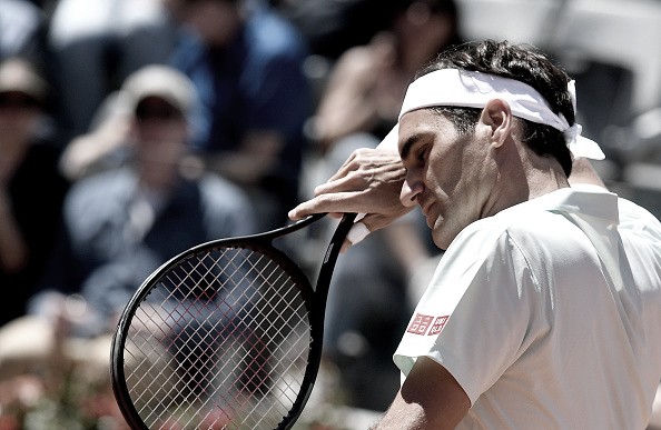 Federer se baja de los cuartos de final de Roma por lesión