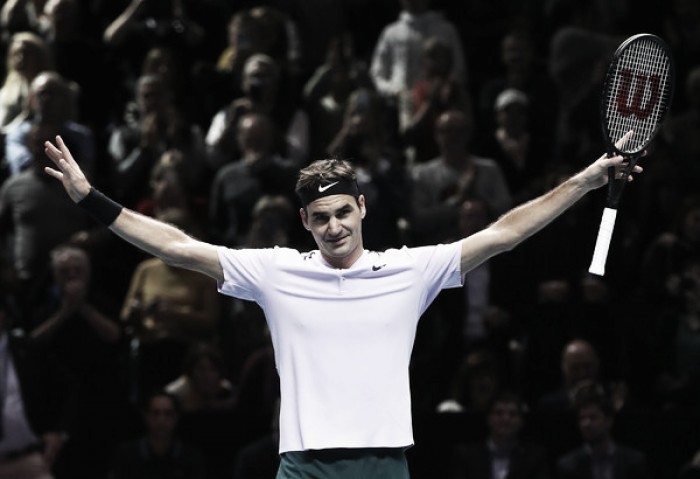 Federer pasa a semifinales con un pleno de victorias
