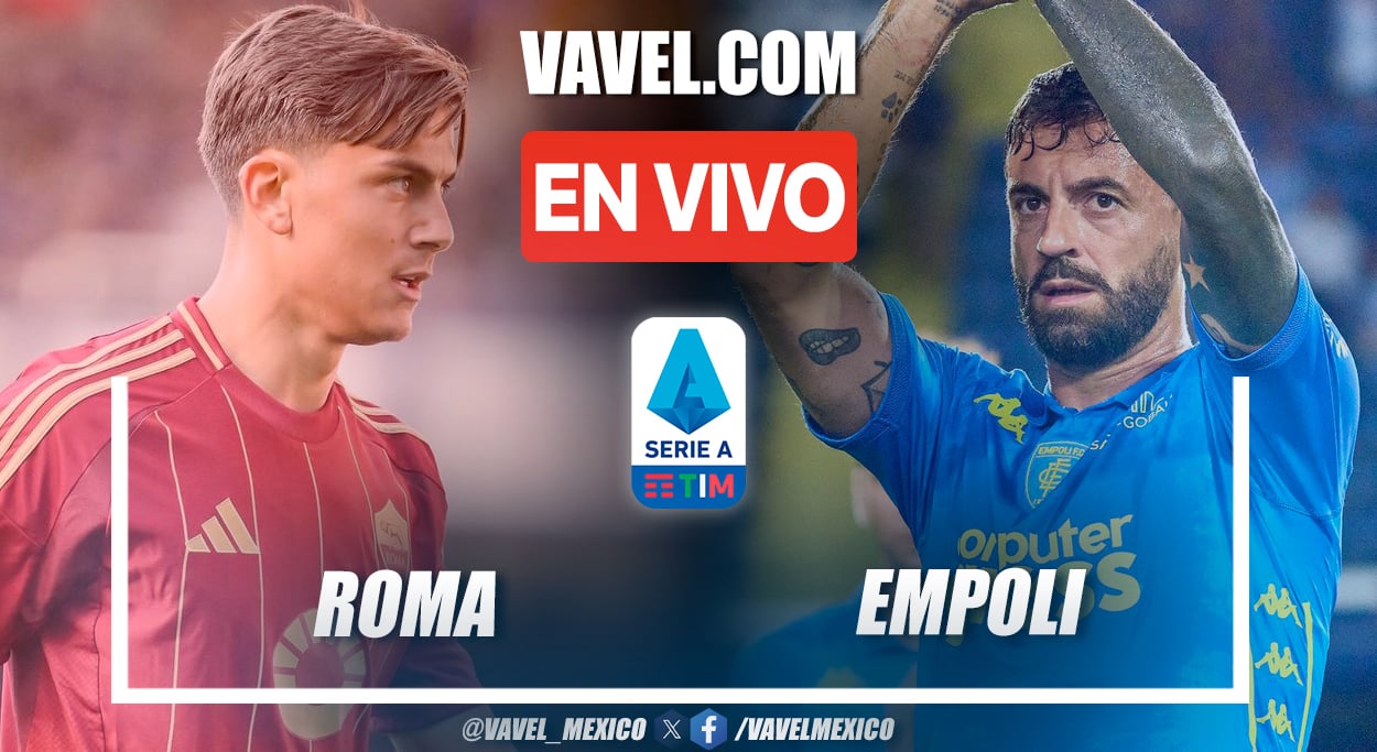 Roma vs Empoli EN VIVO, ¿cómo ver transmisión TV online en Serie A? | 25 Agosto 2024