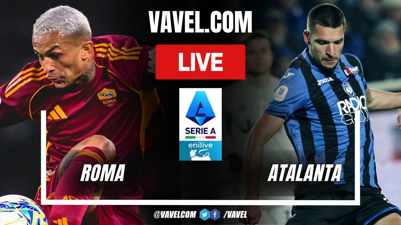 Roma vs Atalanta live action scene