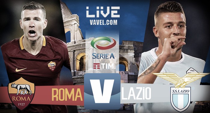 Roma-Lazio in diretta, LIVE Serie A 2017/2018: finita!!! Roma batte Lazio 2-1!!!