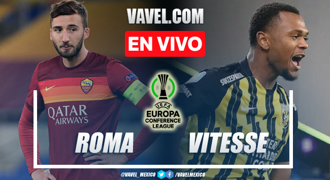 Goles y resumen: Roma 1-1 Vitesse en UEFA Conference League
