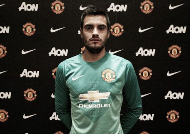 Romero in a United shirt (photo: mufc twitter)
