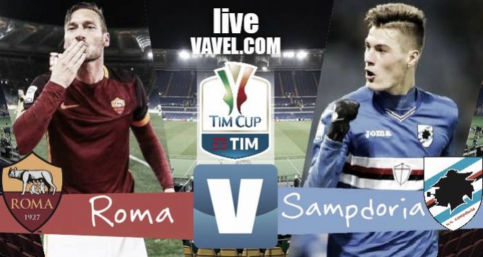 Risultato Roma 4-0 Sampdoria in Coppa Italia 2017: Roma ai quarti contro il Cesena