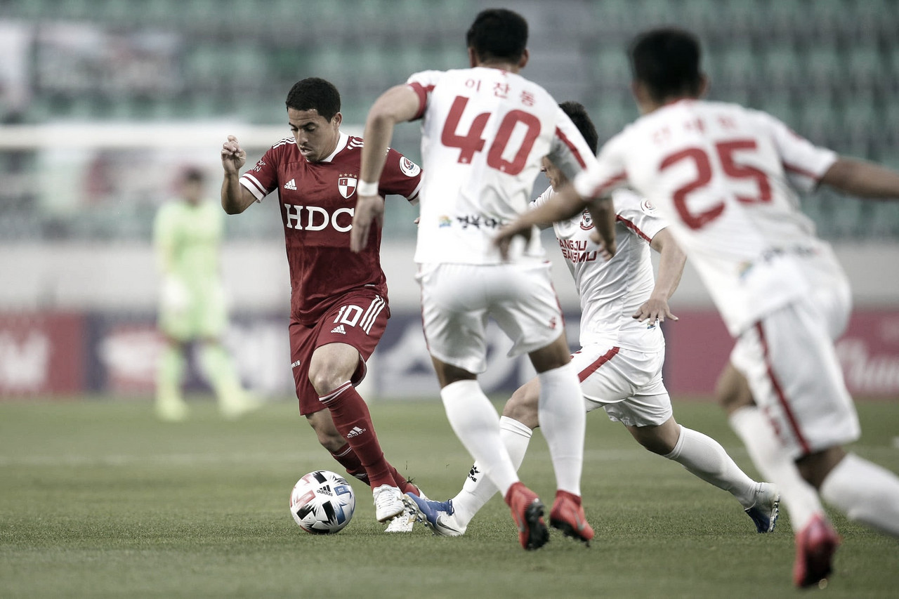 Rômulo acredita em evolução do Busan IPark para melhorar desempenho na K-League