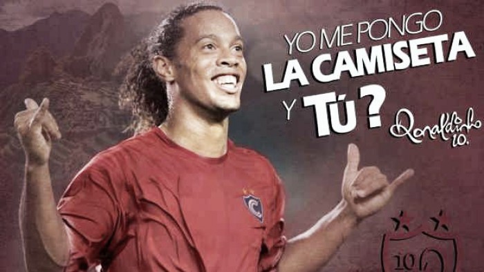 Cienciano anunció curioso spot con Ronaldinho