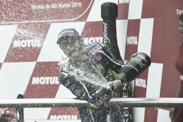 Valentino Rossi: "He tenido suerte por acabar segundo"