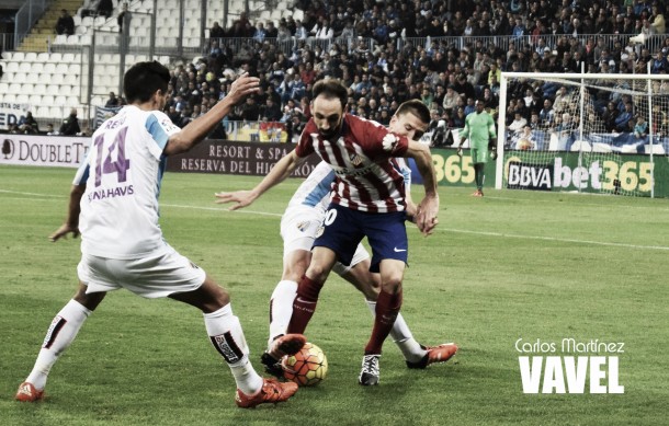 Fotos e imágenes del Málaga 1-0 Atlético de Madrid, jornada 16 de la Liga BBVA