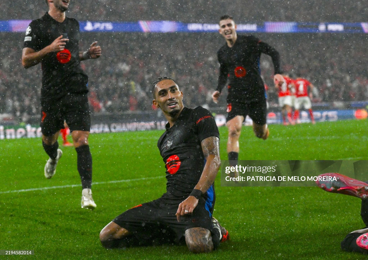 Benfica 4-5 Barcelona: Raphinha's 96th minute winner seals thrilling ...