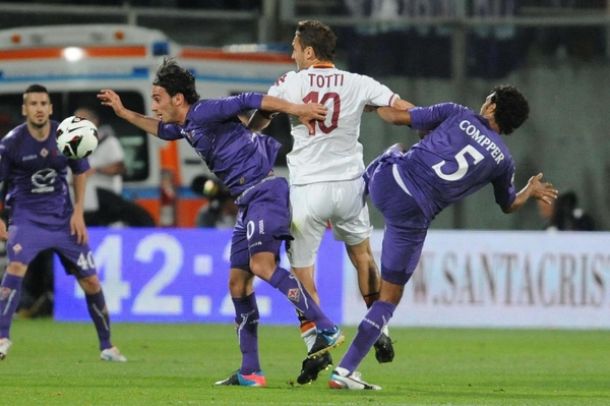 Diretta Roma - Fiorentina in Serie A