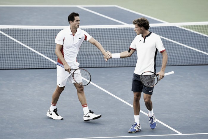 US Open: Pablo Carreno Busta and Guillermo Garcia-Lopez upset eighth seeds to make the final