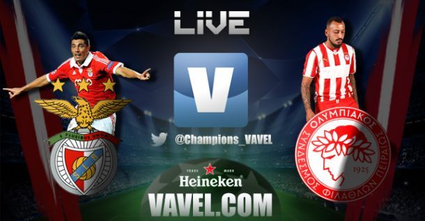 Diretta Benfica - Olympiakos in Champions League