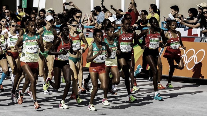 Sumgong estrena a Kenia en la maratón