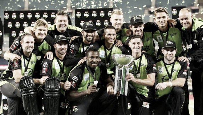 Sydney Thunder win final-over thriller to claim first Big Bash title