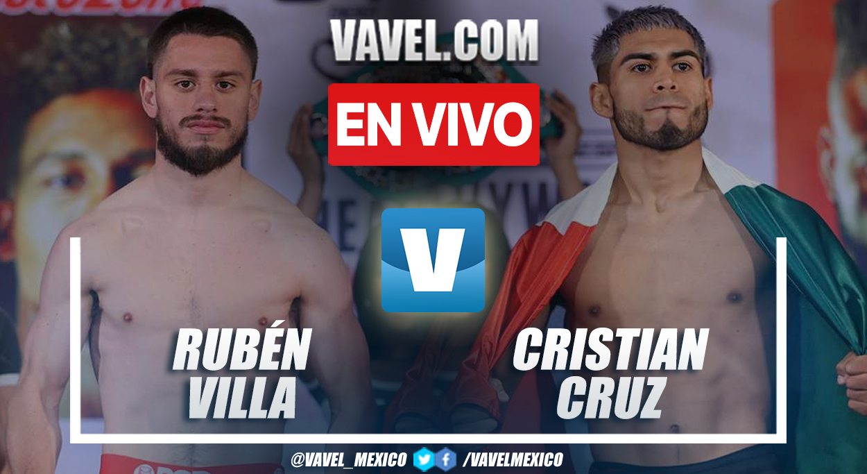 Resumen y mejores momentos del triunfo de Rubén Villa vs Cristian Cruz Chacón  en Combate de Boxeo 2024