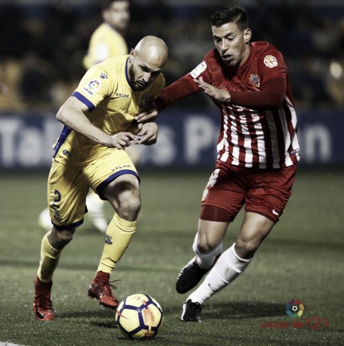 El destacado del Almería: Rubén Alcaraz El destacado del Almería: Rubén Alcaraz