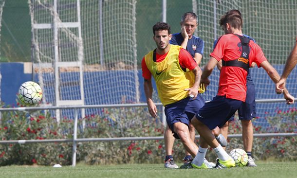 El Levante UD completa su último entrenamiento de la semana