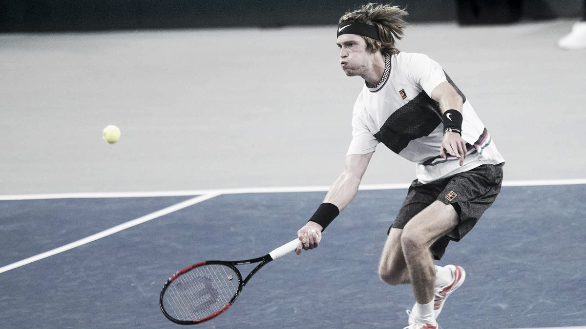 Tricampeão em Marseille, Tsonga leva virada de Rublev e cai na primeira rodada Tricampeão em Marseille, Tsonga leva virada de Rublev e cai na primeira rodada