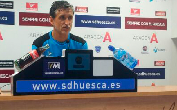 Pablo Alfaro: "El Sariñena nos ha apretado mucho y ha sido más dueño del balón"