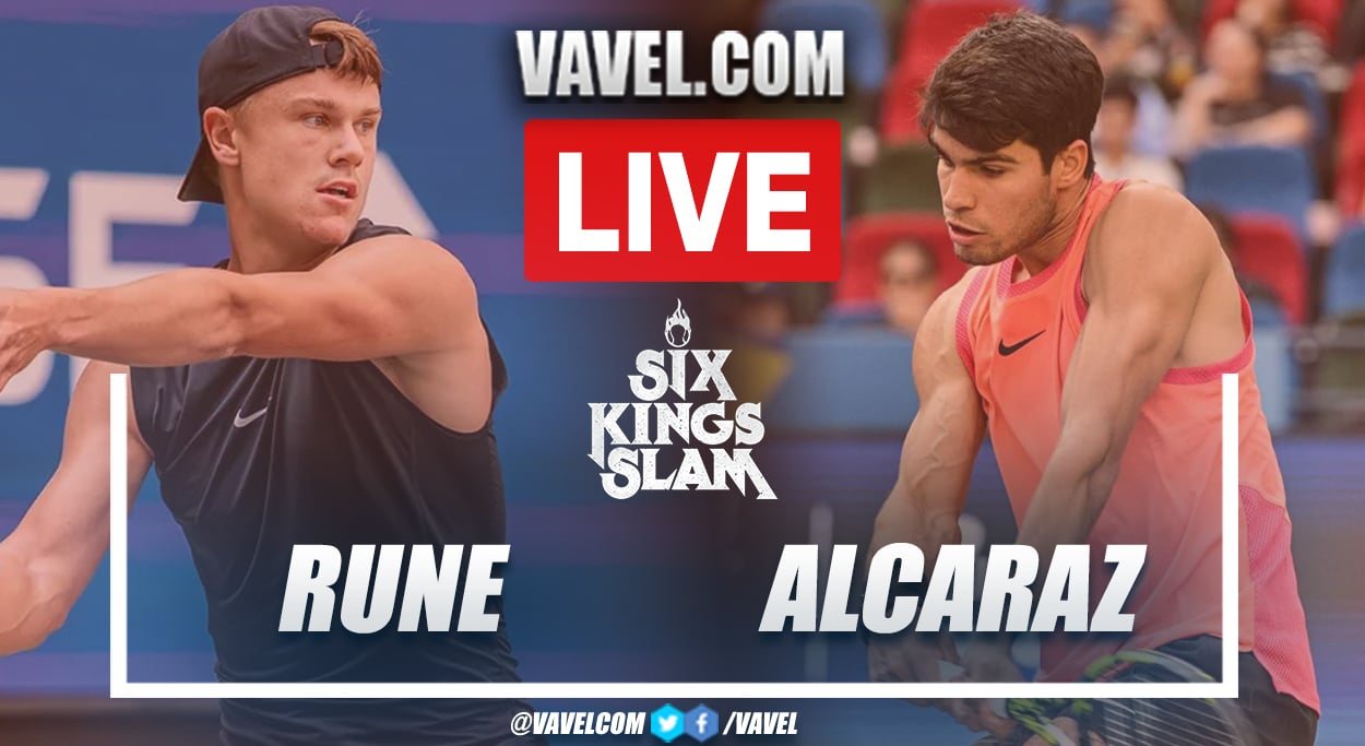 Highlights and sets of Alcaraz 2-0 Rune in Six Kings Slam 2024 | October 16, 2024