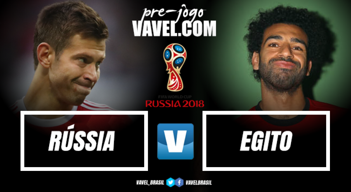 Com moral nas alturas, Rússia enfrenta Egito na provável estreia de Salah na Copa