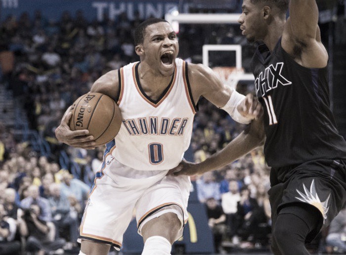 Westbrook has 51 points, triple-double; Thunder beat Suns