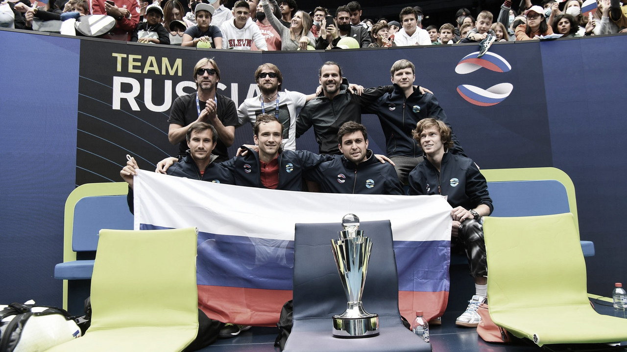 Rússia vence Itália com autoridade e é campeã da ATP Cup