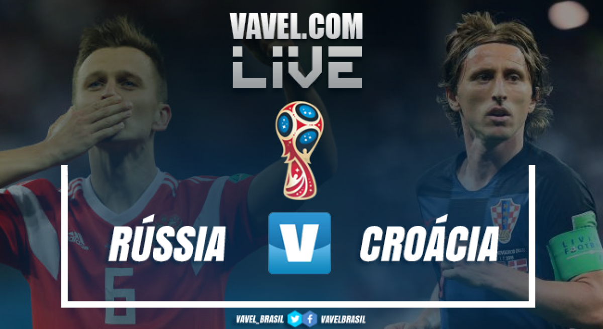 Resultado e gols de Rússia x Croácia pela Copa do Mundo 2018 (2-2 (3-4)) Resultado e gols de Rússia x Croácia pela Copa do Mundo 2018 (2-2 (3-4))
