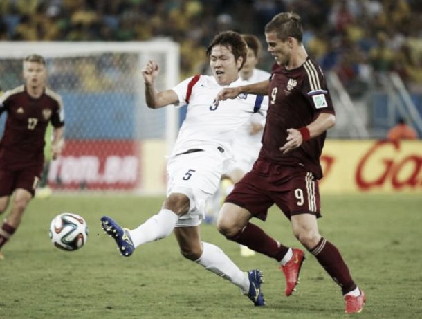 Goleiro falha e Rússia empata com a Coreia do Sul na estreia pela Copa do Mundo
