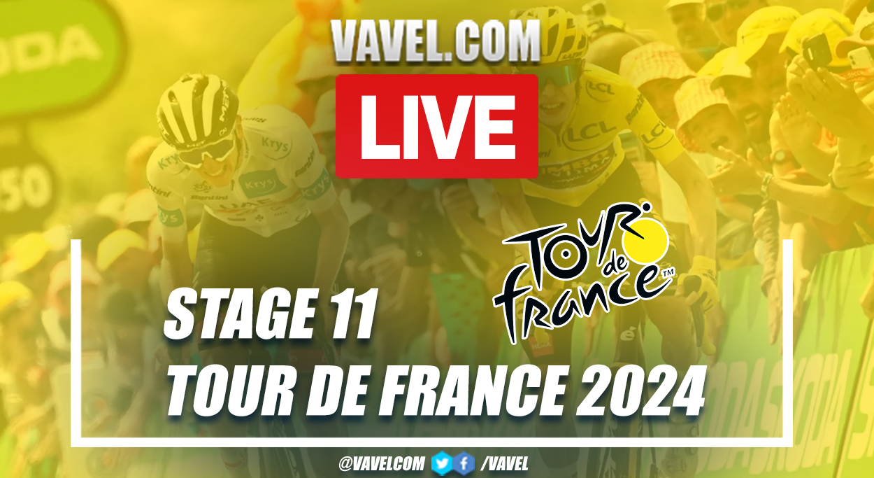 Tour de France LIVE Updates, How to Watch Stage 11 between Évaux-les-Bains and Le Lioran 2024 | July 10, 2024