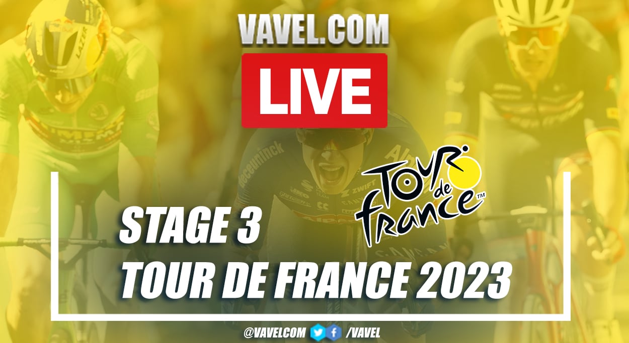 Highlights and best moments Tour de France 2023 Stage 3 between