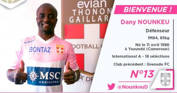 Nounkeu, nuevo jugador del Evian