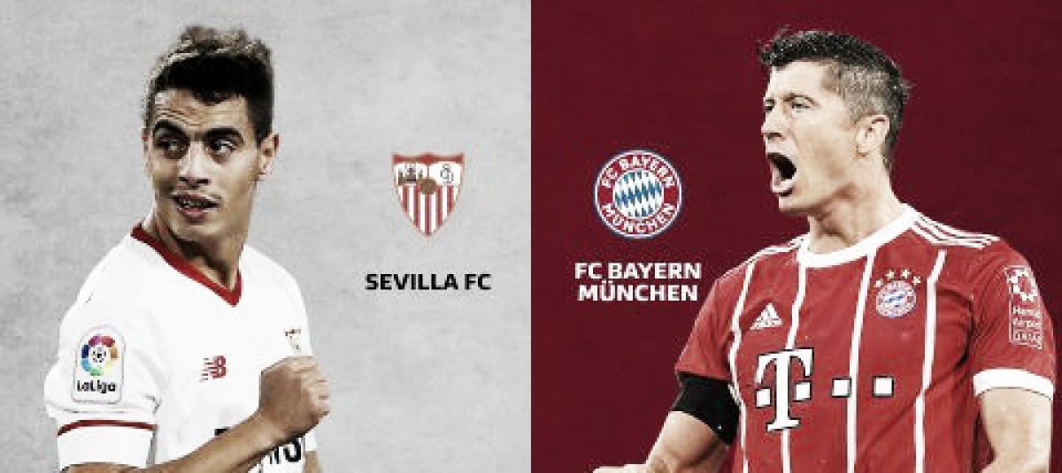 Surpresa x um dos favoritos: Sevilla e Bayern duelam pela ida das quartas da UCL Surpresa x um dos favoritos: Sevilla e Bayern duelam pela ida das quartas da UCL