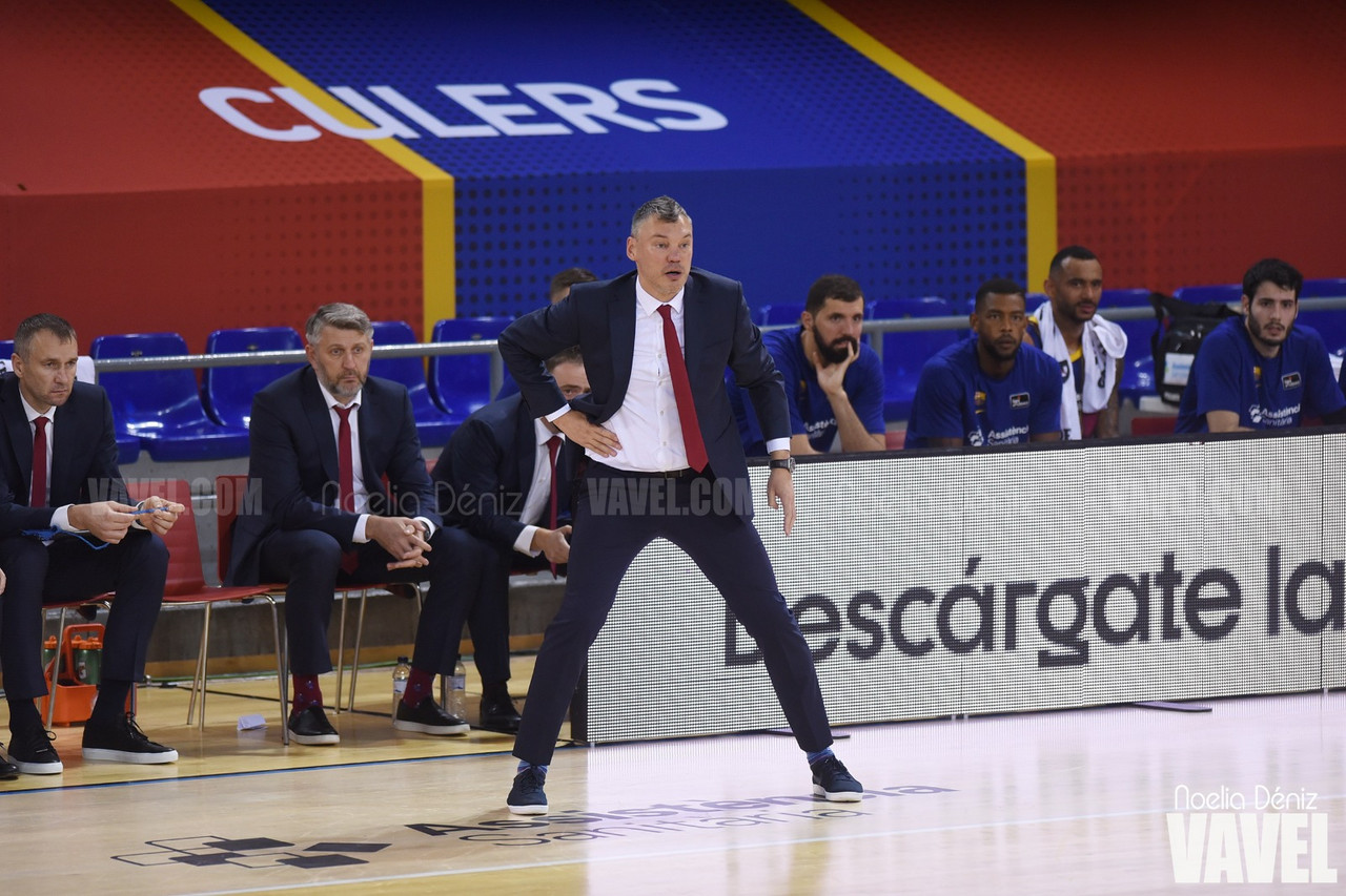 Saras Jasikevicius: "Era importante reaccionar después del partido contra Maccabi" Saras Jasikevicius: "Era importante reaccionar después del partido contra Maccabi"