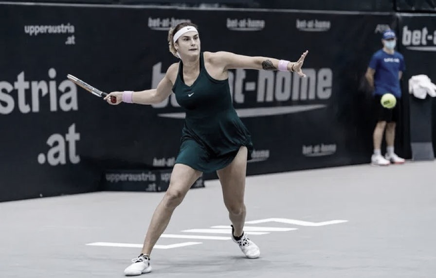 Sabalenka aplica 'pneu' em Voegele e vai às quartas no WTA de Linz