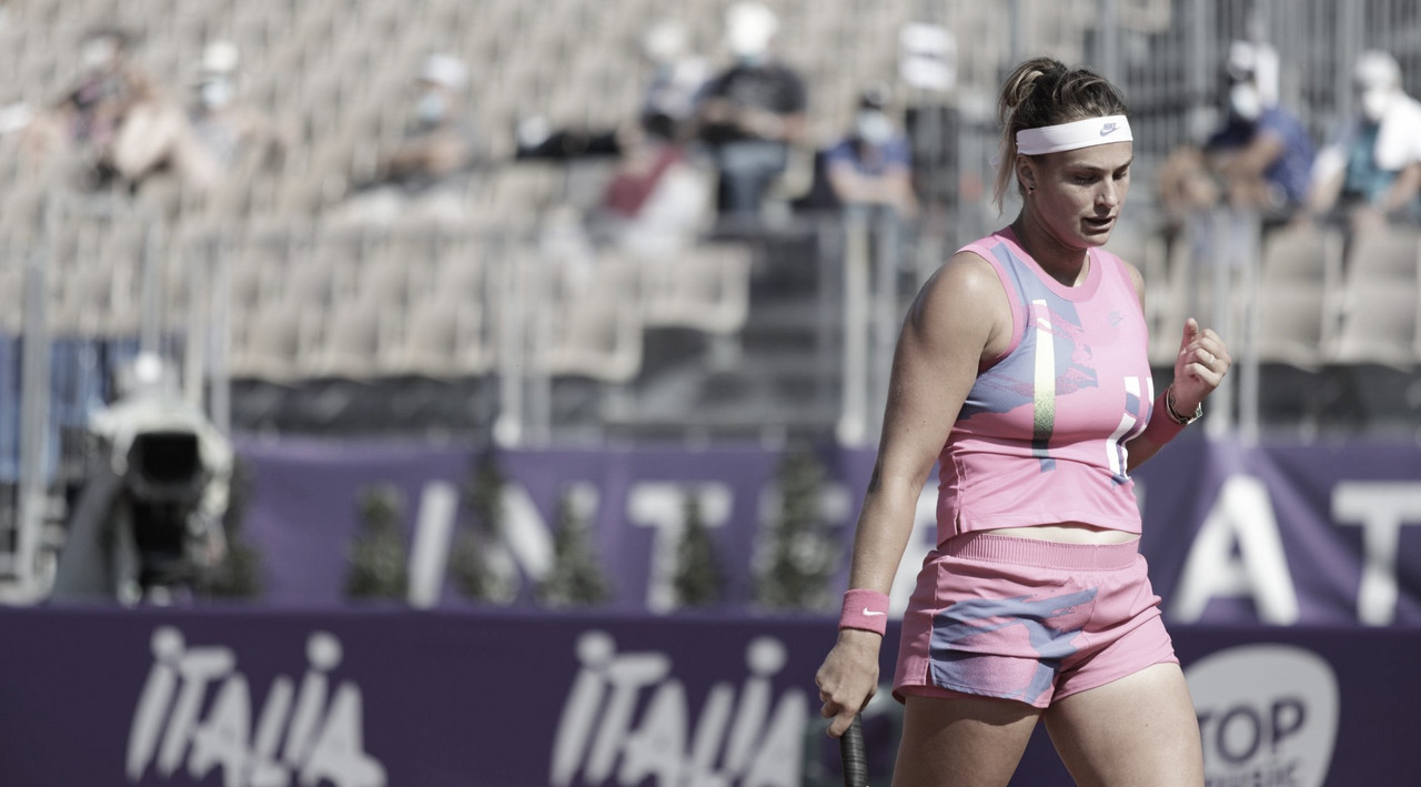 Sabalenka demora para engrenar, mas vence Blinkova em Strasbourg Sabalenka demora para engrenar, mas vence Blinkova em Strasbourg