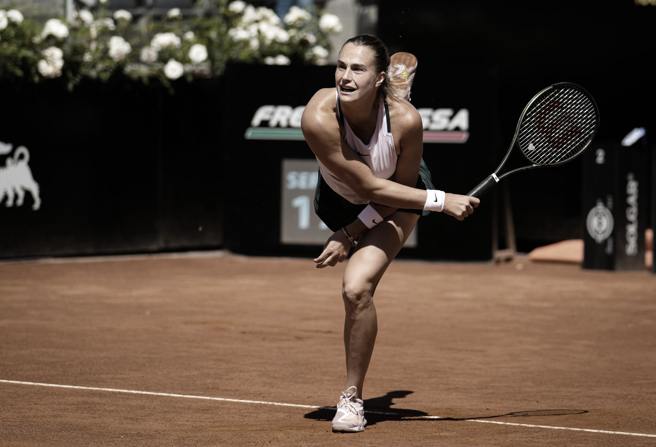 Sabalenka derrota Anisimova pela primeira vez e vai às semifinais em Roma