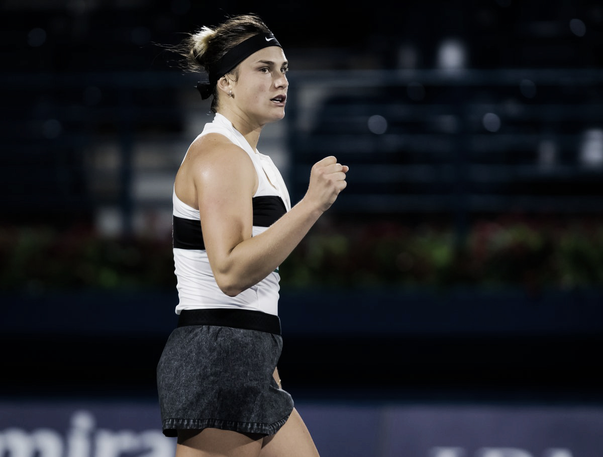 Sabalenka supera Tomljanovic em três sets no WTA de Indian Wells