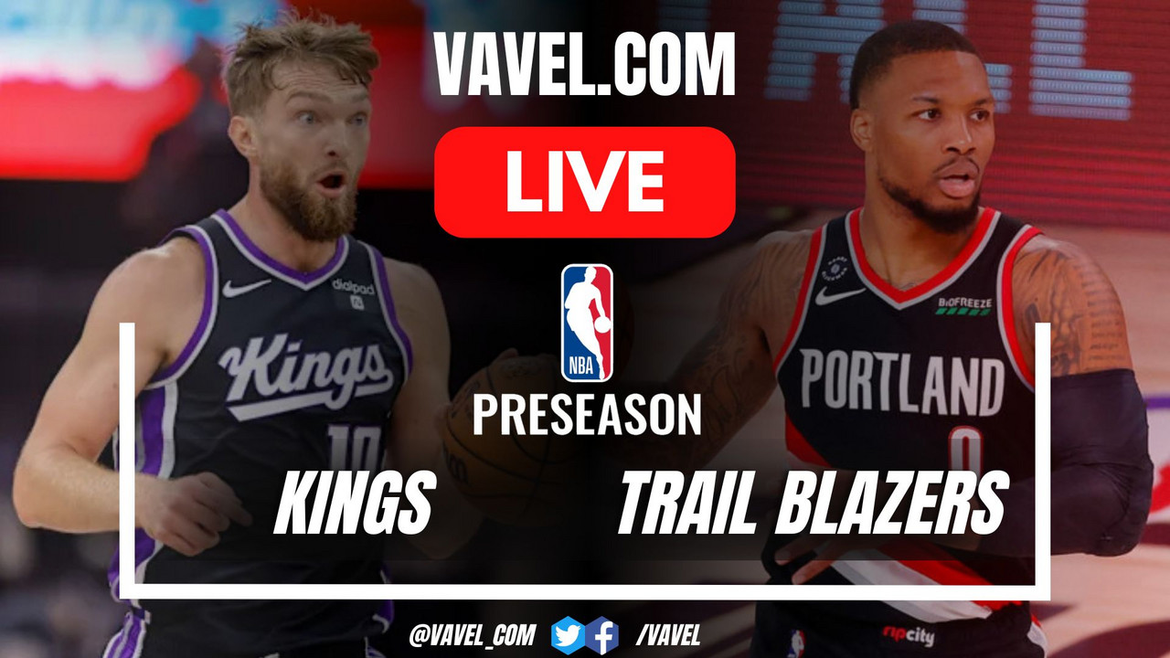 Sacramento Kings vs. Portland Trail Blazers LIVE scores updates, stream info and how to watch NBA preseason game | October 13, 2024