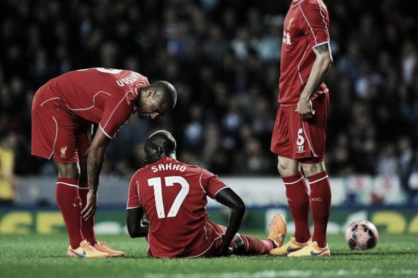 Mamadou Sakho likely to miss Liverpool's Wembley visit with hamstring injury