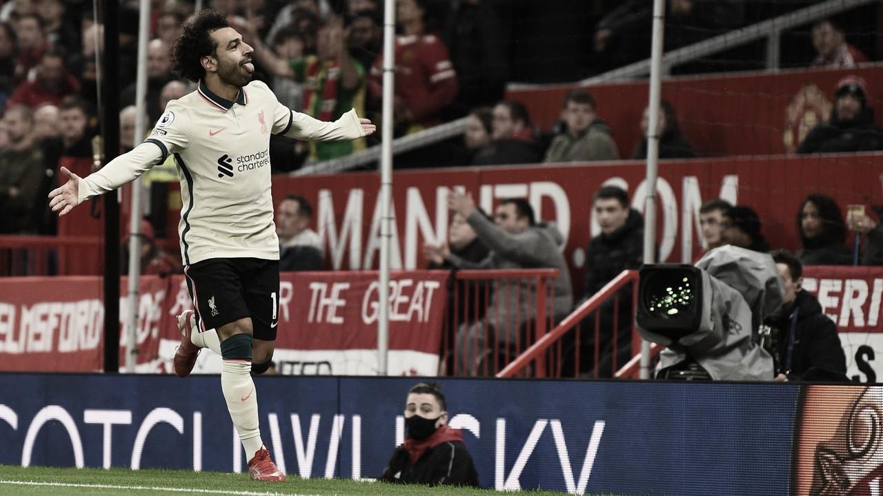 Com show de Salah, Liverpool goleia Manchester United em Old Trafford