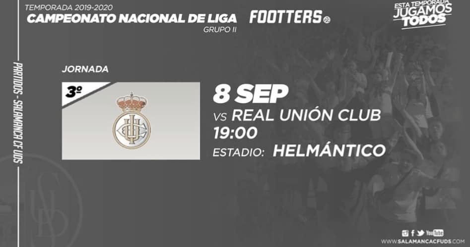 Previa: Salamanca CF - Real Unión: El líder recibe la visita del Real Unión de Irún Previa: Salamanca CF - Real Unión: El líder recibe la visita del Real Unión de Irún