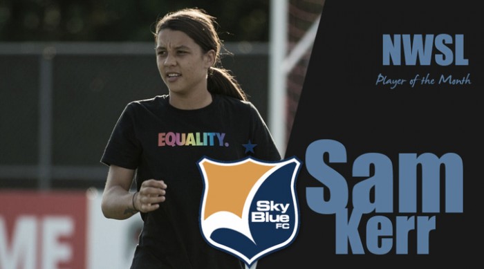 Sam Kerr named Player of the Month for the month of June