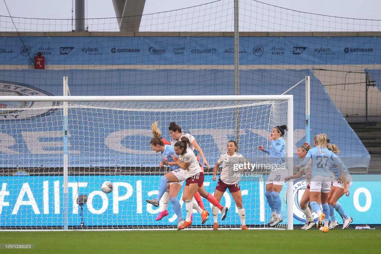 Manchester City Women 2-1 Arsenal: Last-minute Weir goal earns City victory