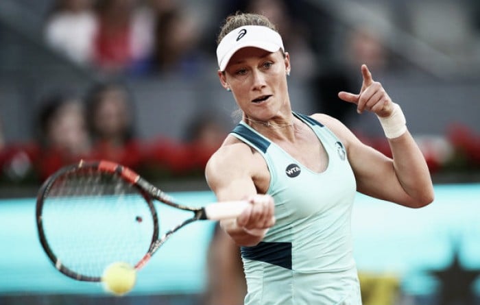 WTA Madrid: Samantha Stosur defeats Carla Suarez Navarro in three sets ...