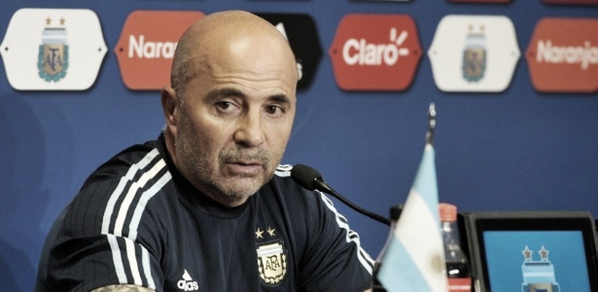 Jorge Sampaoli diz que Argentina "deu um passo à frente", em vitória sobre a Itália em busca do Tri