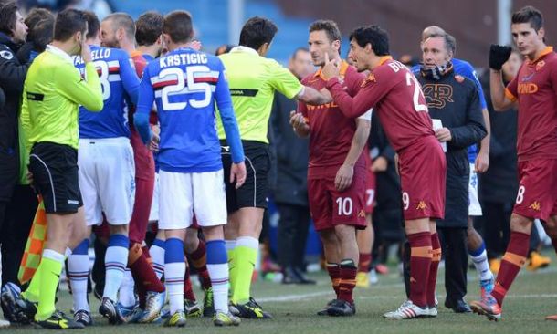 Sampdoria-Roma: le probabili formazioni