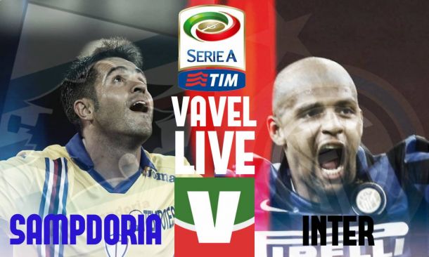 Live Sampdoria - Inter, risultato partita Serie A 2015/2016  (1-1)