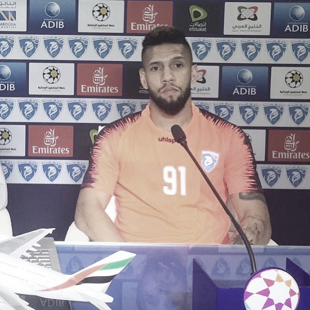 Com mais de 80 jogos pelo Hatta Club/EAU, atacante Samuel espera atingir marca centenária no clube Com mais de 80 jogos pelo Hatta Club/EAU, atacante Samuel espera atingir marca centenária no clube
