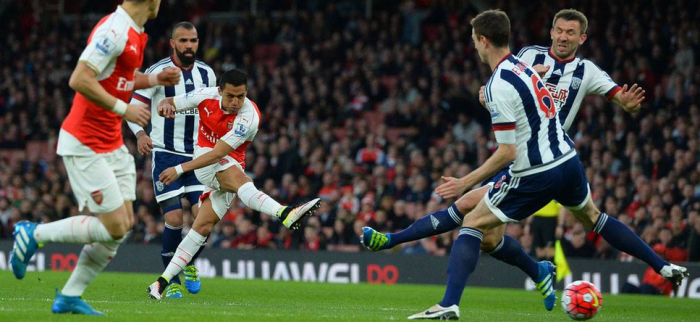 Sanchez-show, l'Arsenal abbatte il WBA